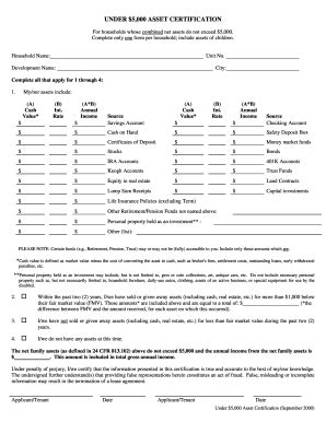 2017-2025 VT Under 5000 Dollar Asset Certification Form Fill Online ...