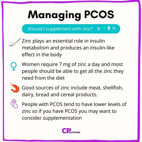 Do I Need to Take Zinc for PCOS? — Claire Pettitt CP Nutrition