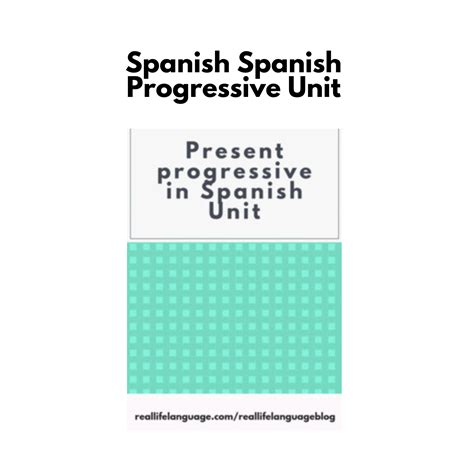 Spanish Lessons: Present Progressive Unit - Real Life Language