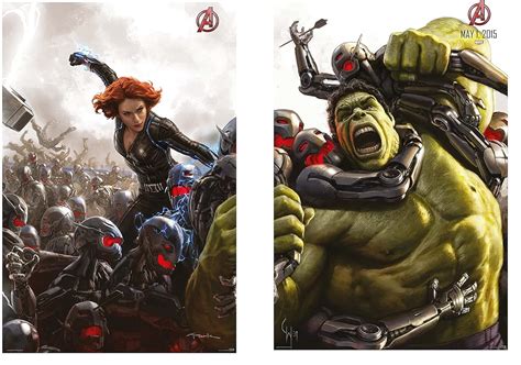 Marvel 'Black Widow- Age of Ultron' Poster (30.48 cm x 45.72 cm ...