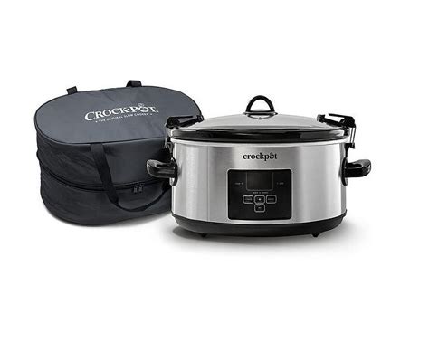 Crock-Pot 7 Quart Slow Cooker, Digital Countdown, Stoneware, Portable ...