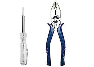 KAG A5 HOME HAND TOOLS KIT(Includes 1 Pc of 8" Combination Plier and 1 ...