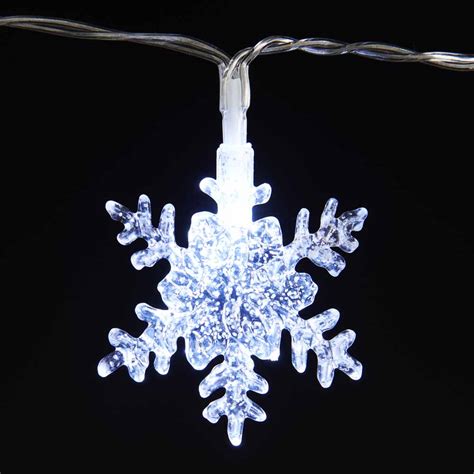Image result for Snowflake String Lights Battery