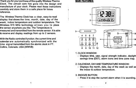 Image result for Sharp Clock SPC364 Manual