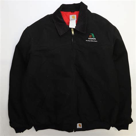 Vintage Carhartt Canvas Santa Fe Western Work Jacket Size 2XL Tall J13 ...