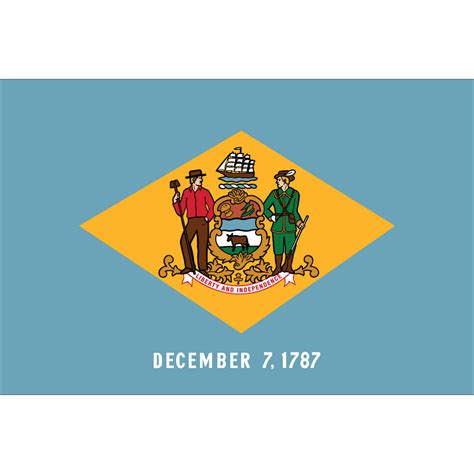 Flag of Delaware | Delaware State Flag – Colonial Flag