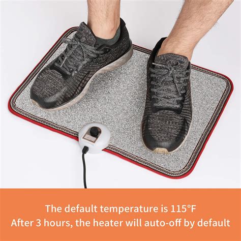 Snapklik.com : Electric Heated Floor Mats Under Desk, Heated Foot ...