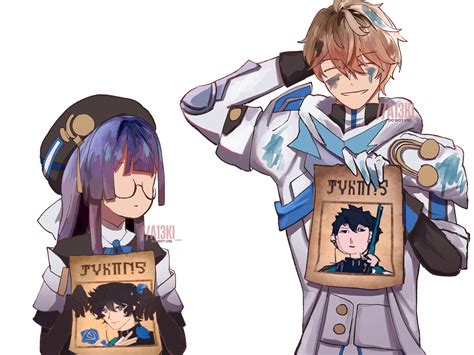 So pela and gepard drew the wanted posters : r/HonkaiStarRail