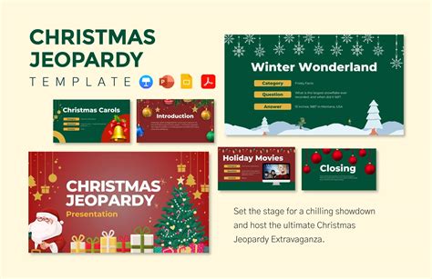 Christmas Jeopardy Template in PDF, PPT, Google Slides, Apple Keynote ...