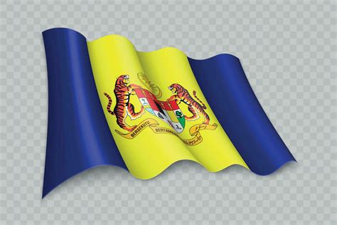 3D Realistic waving Flag of Putrajaya is a state of Malaysia 25355004 Vector Art at Vecteezy