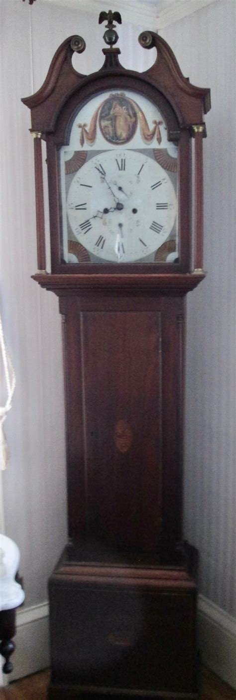 At Auction: Antique Tall Clock in Mahogany
