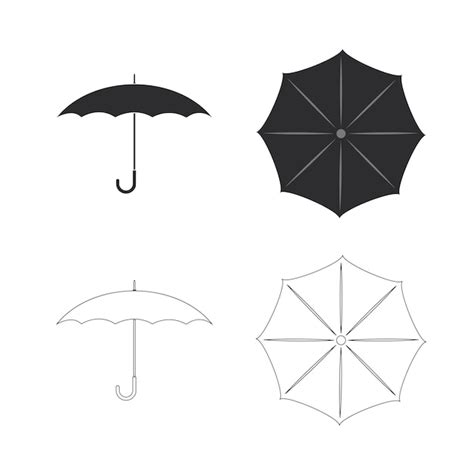 Regenschirm-Logo-Vektor | Premium Vektor