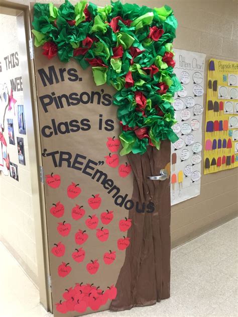 Classroom Door Decor Tree 的图像结果