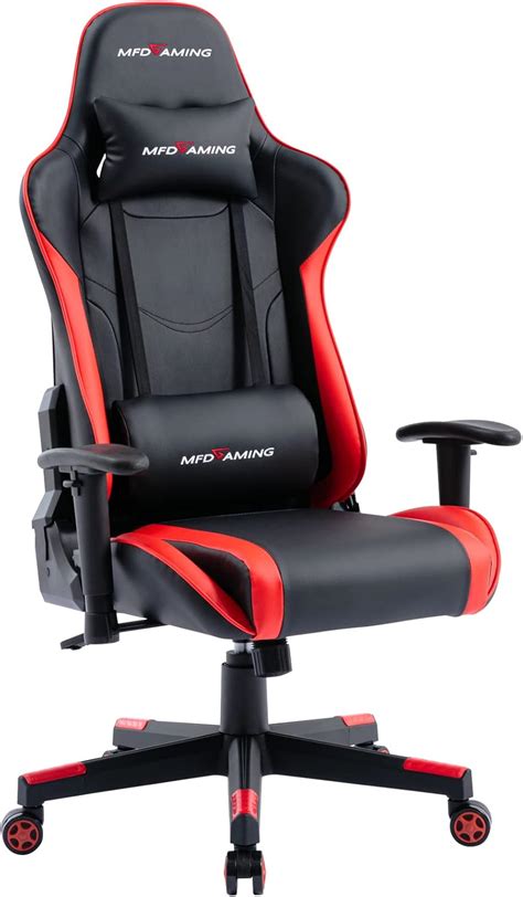 Buy MFD Living Gaming Chair High-Back Computer Office Chair PU Leather ...