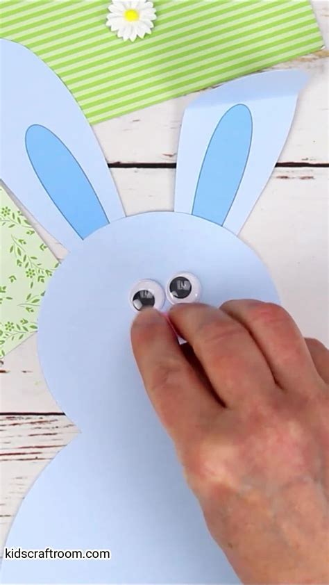 Easter egg bunny craft for kids free template – Artofit