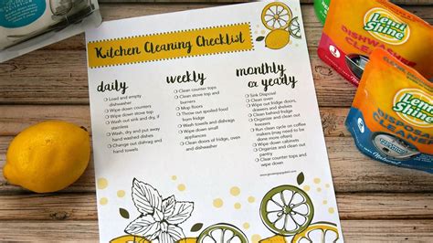 Image result for Quick Cleaning Kitchen Check List