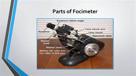 Image result for Using a Focimeter