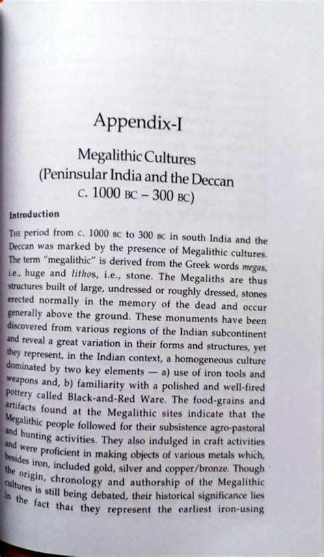 Megalithic - HISTORY OF INDIA - Bachelor of Arts - Studocu