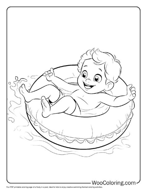 Swimming Coloring Pages 的图像结果