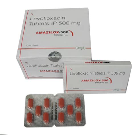 Amazilox 500 - Levofloxacin Tablets IP 500mg - Lifecare Neuro Products Ltd.
