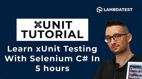 XUnit Tutorial 的图像结果