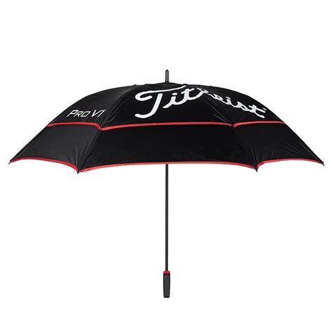 Titleist Tour Double Canopy Golf Umbrella Black/Black/Red : Amazon.in ...