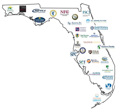 Map Of Florida Colleges And Universities | Maps Of Florida