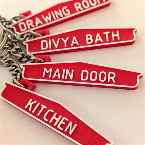 Home Key tags-personalize color and text – FormSolid