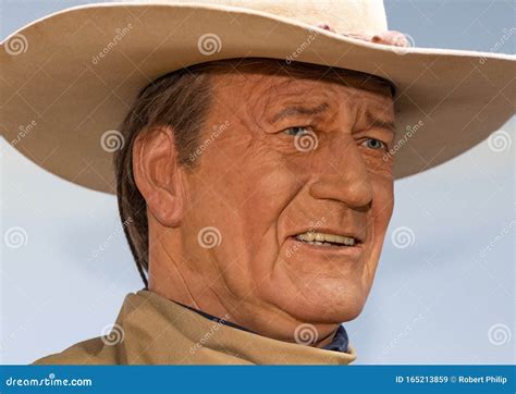 John Wayne Birthplace Museum Interior Displays a Figure of Mr. Wayne ...