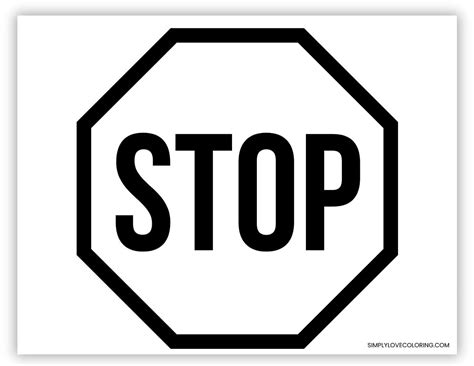 Image result for Stop Sign Print Out