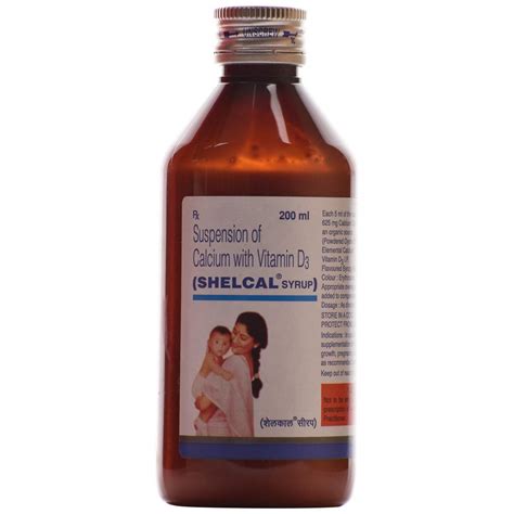 Shelcal - Bottle of 200 ml Syrup : Amazon.in: Health & Personal Care