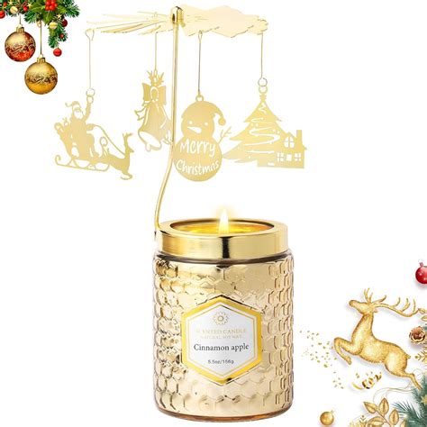 Carousel Candle Rotary Spinning Candle Holder Home Decoration Metal Tea ...