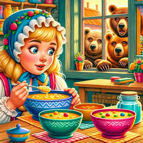Goldilocks and the Three Bears Short Story - Dream Little Star