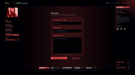 Image result for UI Web Portfolio Game Dev