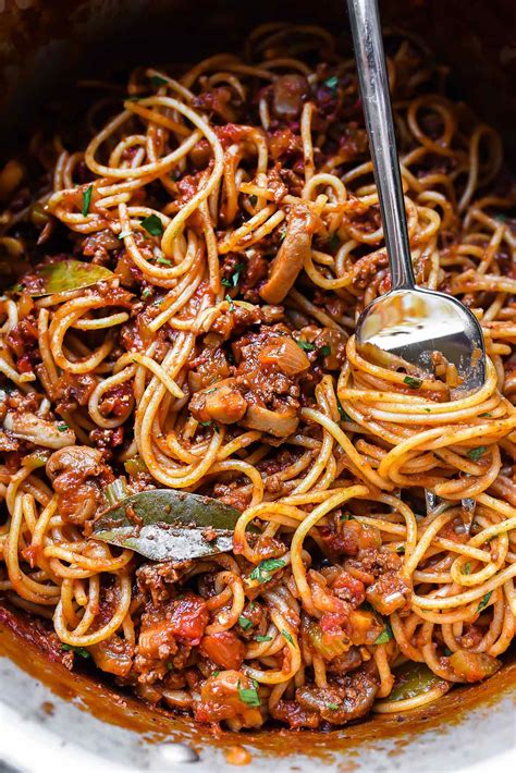 Spaghetti And Ground Meat