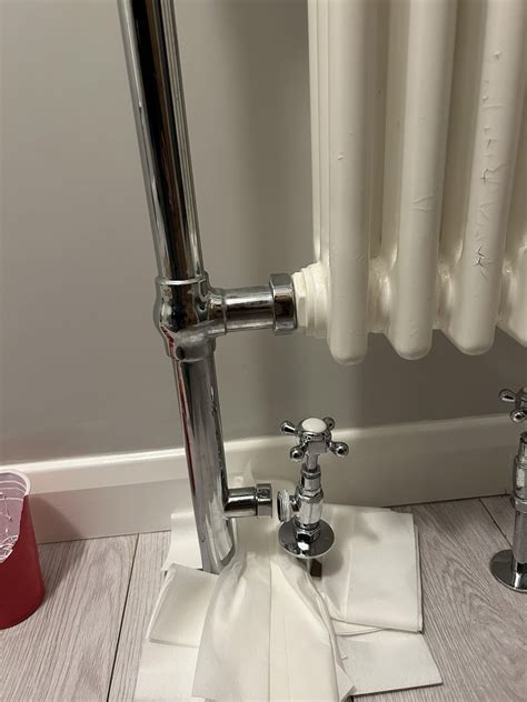 Leaking Towel Radiator : r/DIYUK