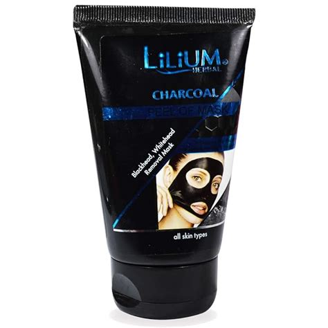 Buy Lilium Herbal Charcoal Peel of Mask 100ml Online at Low Prices in ...