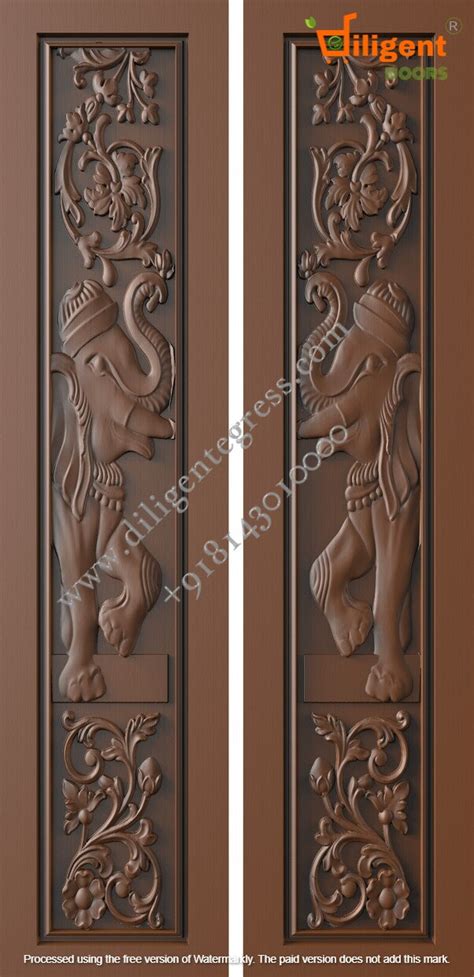 DEPL LDD 44 Teakwood carving door- Double – DiligentEgress