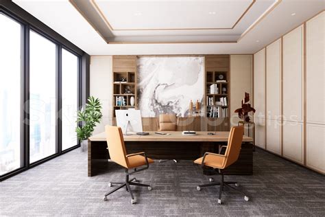 15597. Free Sketchup Director Office Interior Model Download