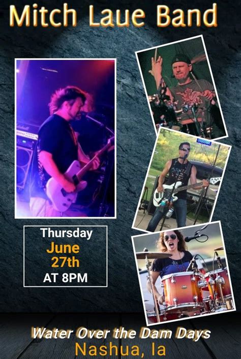 Mitch Laue Band - Water Over the Dam Days - Nashua, Cedar View Park ...