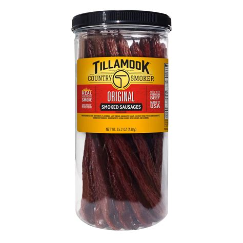 Tillamook Beef Jerky Jar ~ Variety Flavors 20 Count (Country Smoke ...