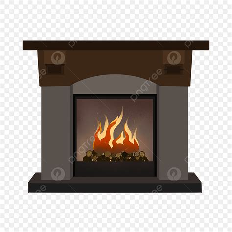 Gemauerter Kamin Clipart