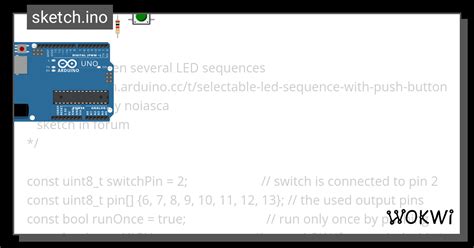 Image result for Arduino LED Sequence Code