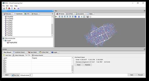 PyRx Tutorial 的图像结果