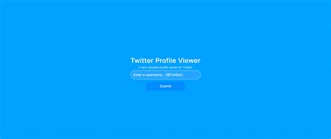 Twitter Profile Viewer 的图像结果