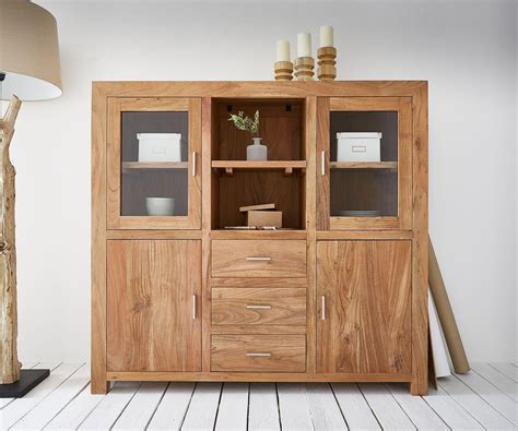 Duraster Eternal Acacia Wood Crockery Cabinet | Duraster