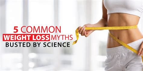 5 Common Weight Loss Myths Busted by Science | What Really Works