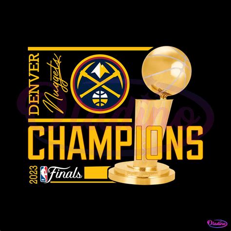 Denver Nuggets Champions NBA Finals 2023 Png Silhouette Files - Oladino