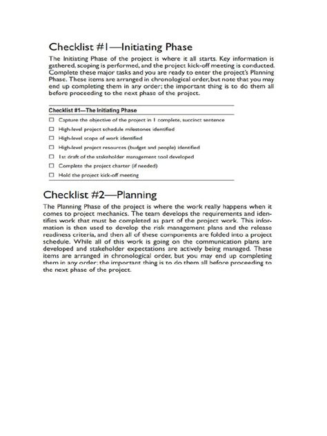 Image result for Project Management Training Check Off List