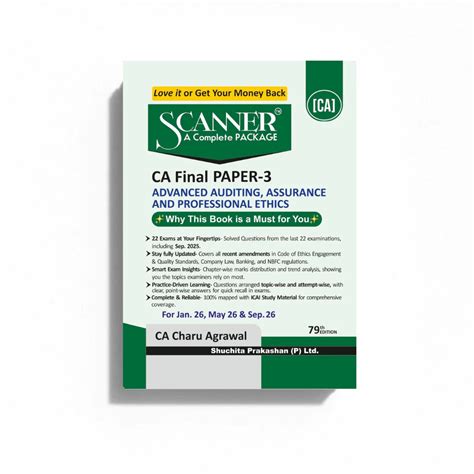 CA Final Paper - 3 | Advanced Auditing, Assurance and Professional Eth ...